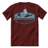 4-14 T-shirt “STORM” Burgundy